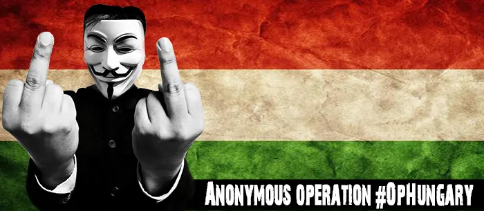 Anonymous Opération Hongrie #OpHungary